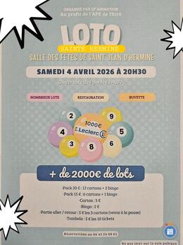 Image du loto Super loto cartes cadeaux et lots. qf.animation