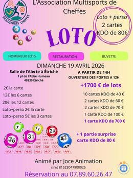 Image du loto Loto association multisports de cheffes par joce animation