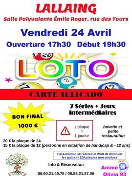 Image du loto Loto APE Collège Lallaing