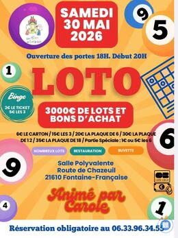 Image du loto 1er Loto des Mômes du Fontenois