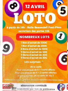 Image du loto Super loto de l' UNC de Pont Péan avec Odette