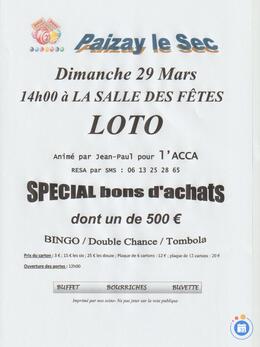 Image du loto Loto de l'ACCA
