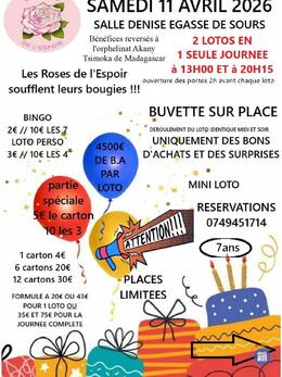 Image du loto Super double loto anniversaire des roses de l'espoir