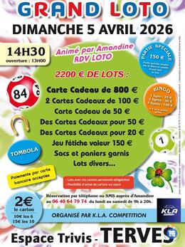 Image du loto Grand Loto Anime Par Amandine Rdv Loto a TERVES