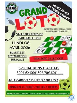 Image du loto Super loto de l'acb foot de bailleau le pin