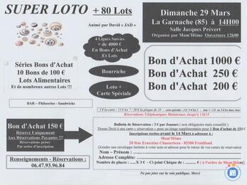 Image du loto SUPER LOTO animé par David jad
