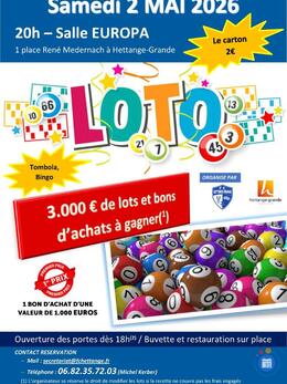 Image du loto Grand Loto du Football Club Hettange-Grande