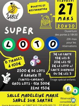Image du loto Loto du handball club de sable sur sarthe par joce animation