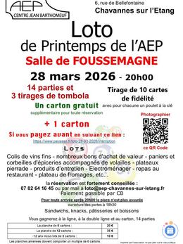 Image du loto Loto de l'AEP