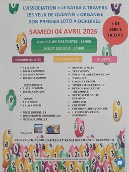 Image du loto Loto de l'association Le KAT6A à travers les yeux de Quentin