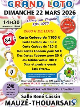 Image du loto Grand loto anime par virginie rdv loto a mauze thouarsais