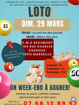 Image du loto Loto APE Beaumont Bombardière