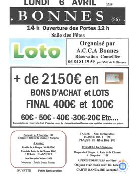 Image du loto LOTO par l'ACCA animé par Monique