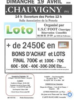 Image du loto LOTO par L'USC FOOT animé par Monique