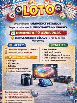 Image du loto Margency Pétanque en partenariat avec la municipalité