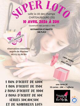 Image du loto loto au profit des papillons d'avenir pour Kim-Aya