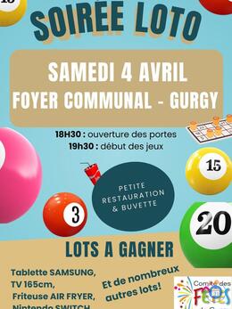 Image du loto Loto du Comité des Fêtes de Gurgy