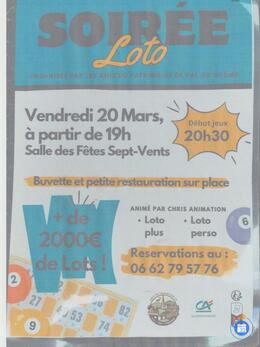 Image du loto Loto a sept vents anime par chris animation