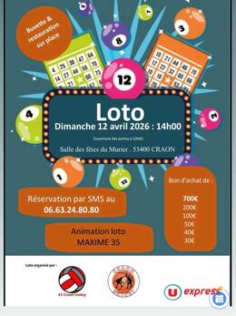 Image du loto Super loto organisé par le volley et le basket