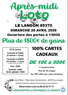 Image du loto Animation loto avec packs.