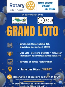 Image du loto Grand loto du Rotary