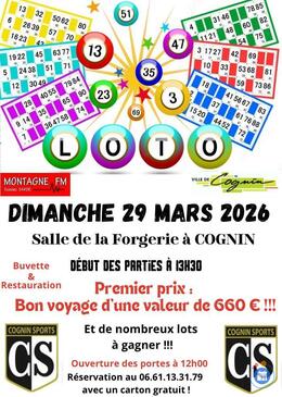Image du loto Loto Cognin Sports Football