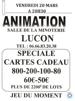Image du loto Soirée Animation Loto Spéciale Carte Cadeau