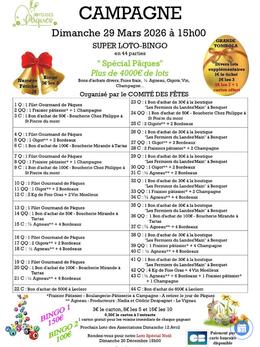 Image du loto Super Loto-Bingo Spécial Pâques