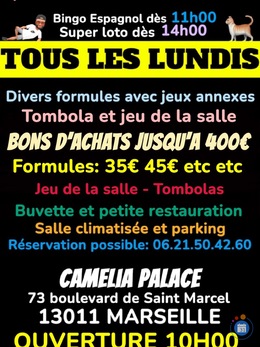 Affiche du loto Loto associatif formules chacun son budget
