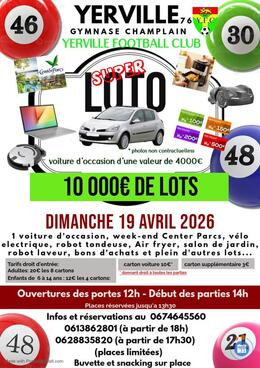 Image du loto Super Loto du YERVILLE Football Club