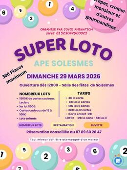 Image du loto Loto ape solesmes