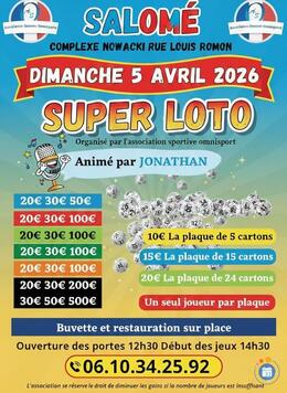 Image du loto Super loto de l'association sportive omnisport