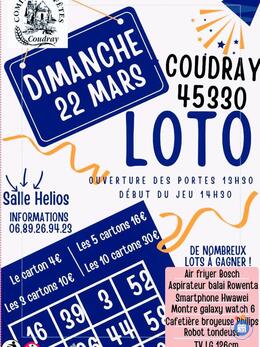 Image du loto Loto annuel du comite des fêtes de Coudray 45