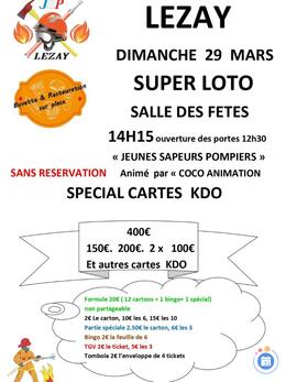 Image du loto loto' JSP LEZAY animé par COCO ANIMATION'