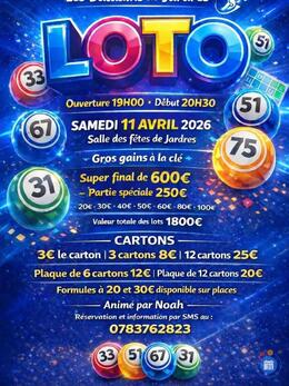 Image du loto Super loto animé par Noah