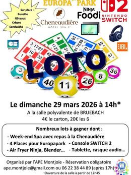 Image du loto Loto de l'Ape Montjoie