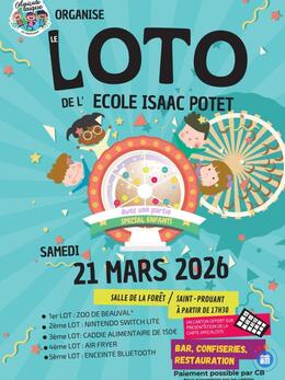 Image du loto Loto de l'école Isaac Potet