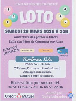 Image du loto Loto a caumont l'evente anime par chris animation
