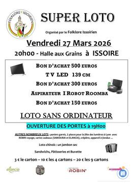 Image du loto Super loto du folklore Issoirien