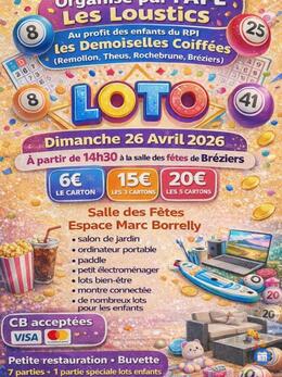 Image du loto Loto de l'APE Les Loustics