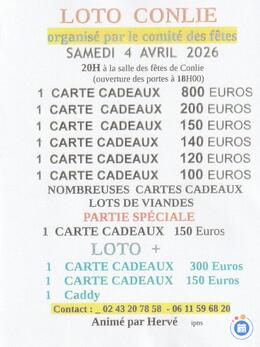 Image du loto Loto du comite des fetes anim herve