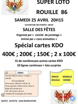 Image du loto Loto'comite jumelage animé par coco animation'