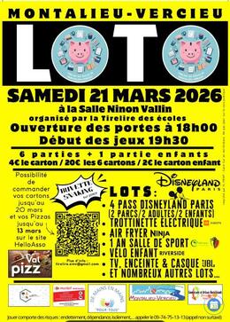Image du loto Loto de la tirelire des écoles de Montalieu-Vercieu
