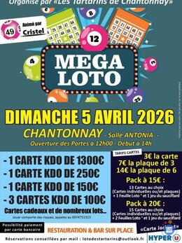 Image du loto MÉGA LOTO-Ass-Les Tartarins- Animation Cristel