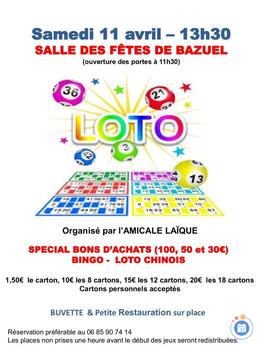 Image du loto Loto de Bazuel