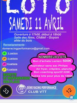 Image du loto Loto club VTT Dôme Racing Performance