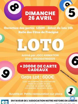 Image du loto Loto notre histoire en lumiere par joce animation