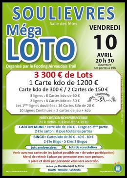 Image du loto Méga loto du Footing Airvaudais Trail
