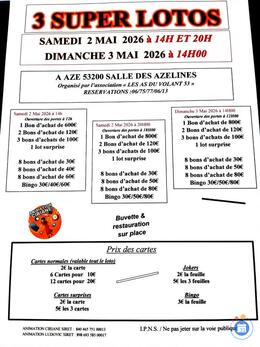 Image du loto Loto animation ciriane a Azé