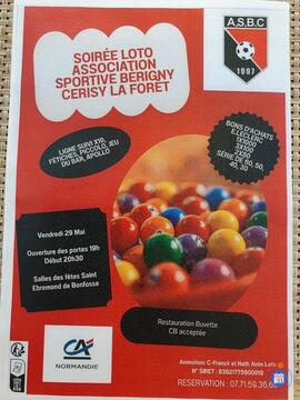 Image du loto Super loto organise par as berigny cerisy la foret